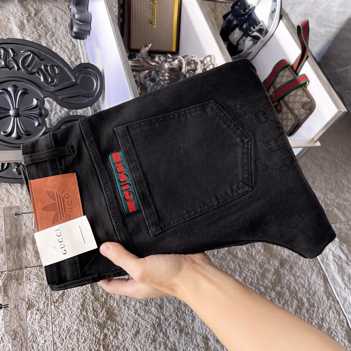 Джинсы Мужские Gucci 4348219