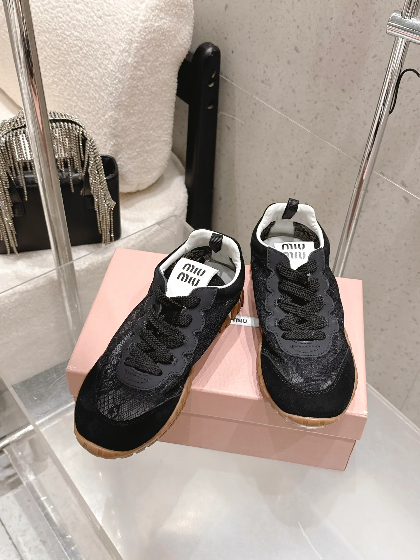 Кроссовки Женские Miu Miu 12959947