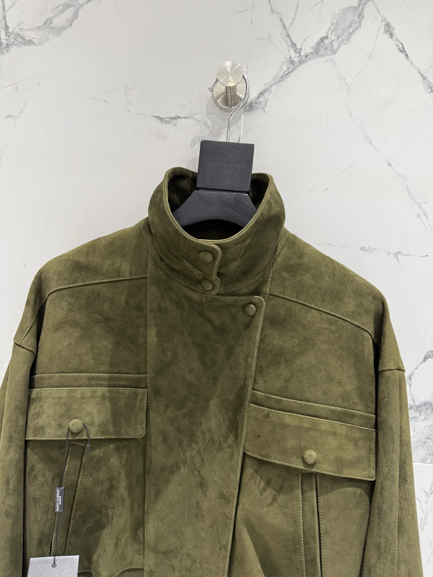 Кожаные Куртки И Дублёнки Женские Saint Laurent 10624724