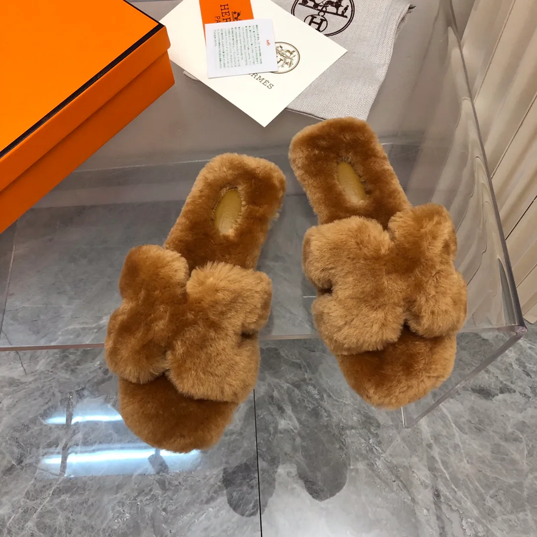 Тапочки Женские Hermes 17977369