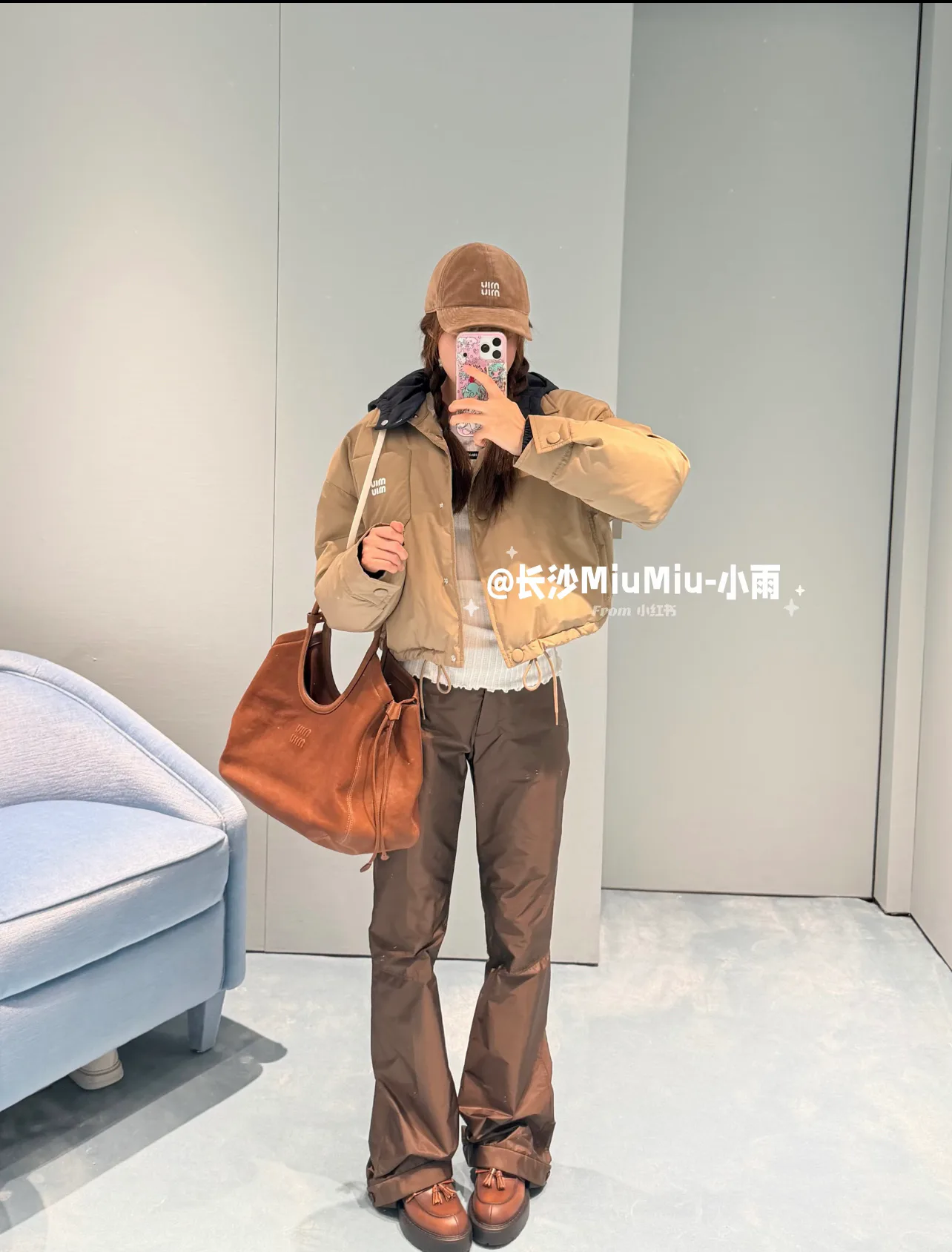 Куртки И Пуховики Женские Miu Miu 18030686