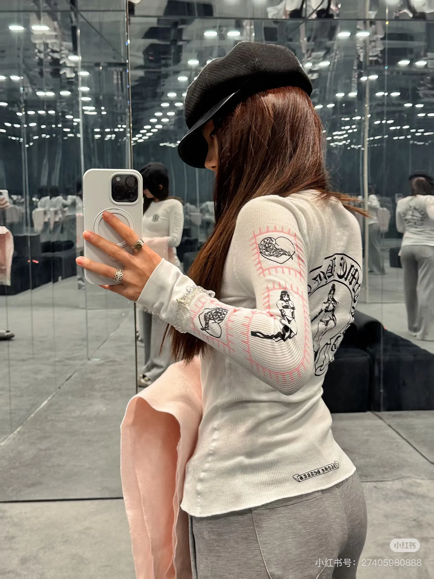 Лонгсливы Женские Chrome Hearts 1091419