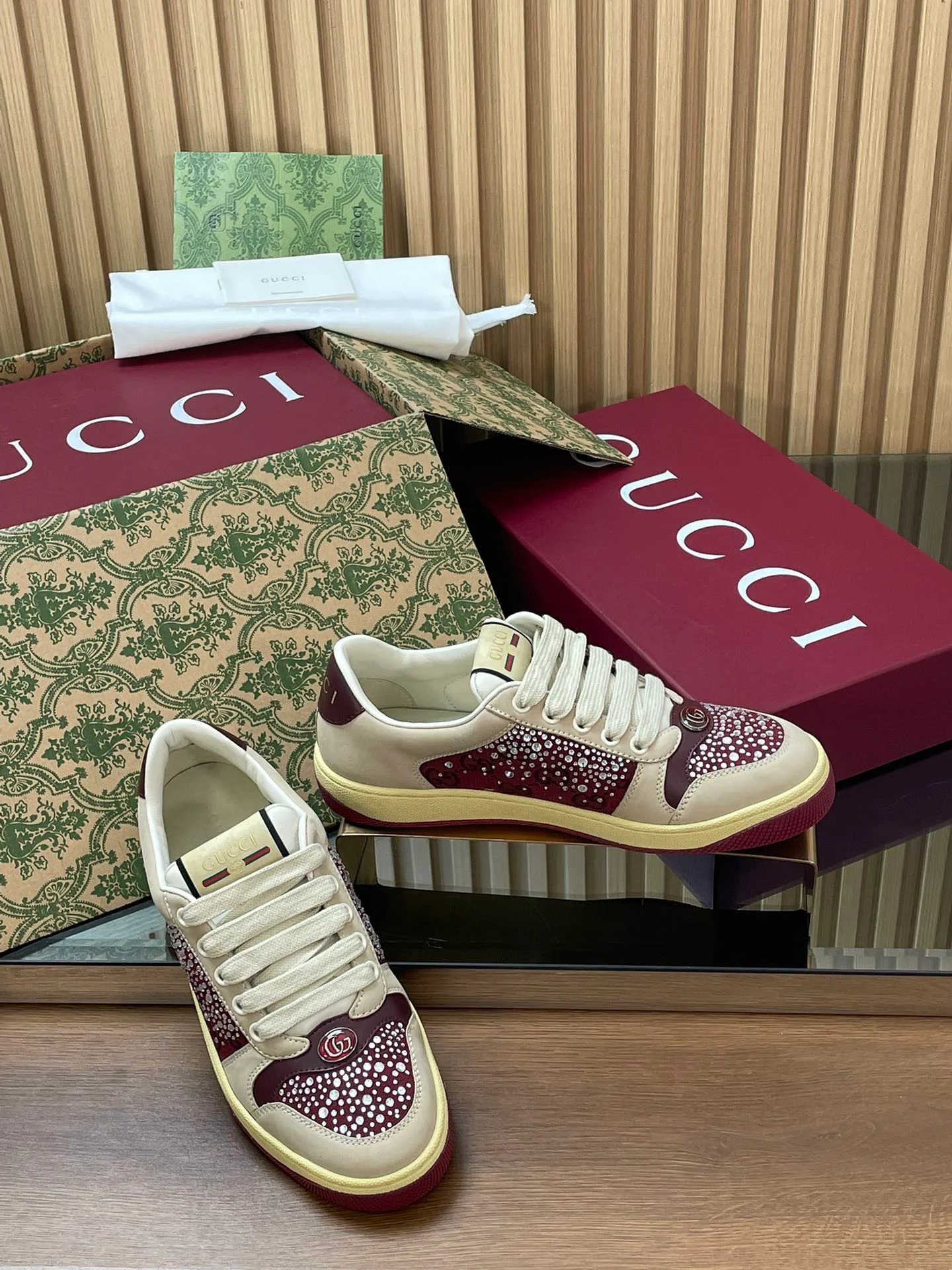 Кроссовки Женские Gucci 451038