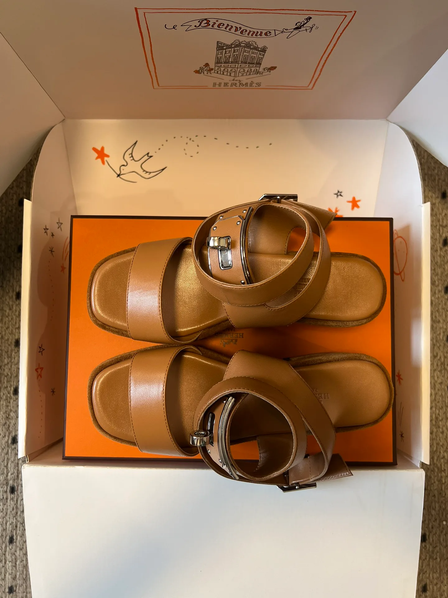 Босоножки Женские Hermes 10209630