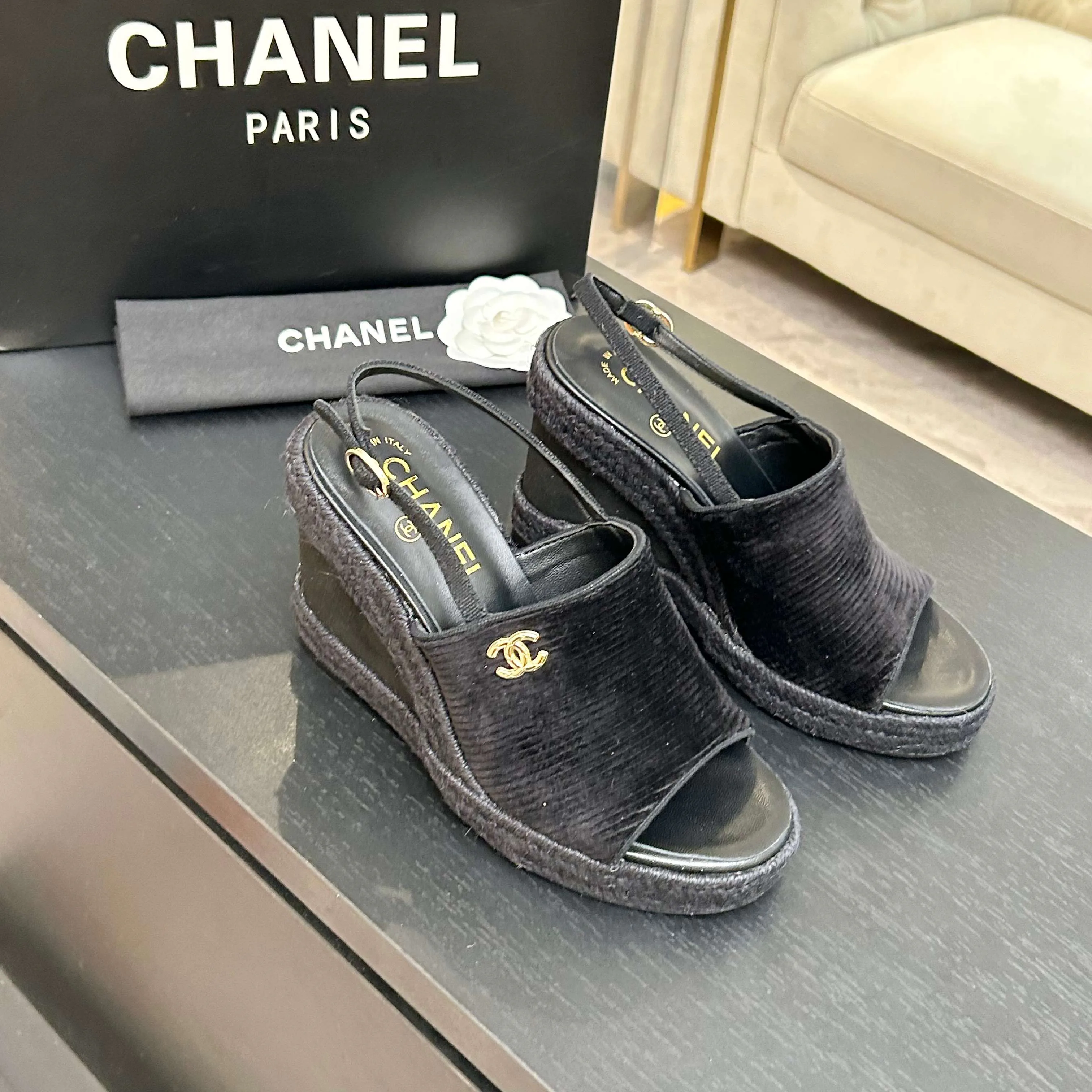 Босоножки Женские Chanel 13224760