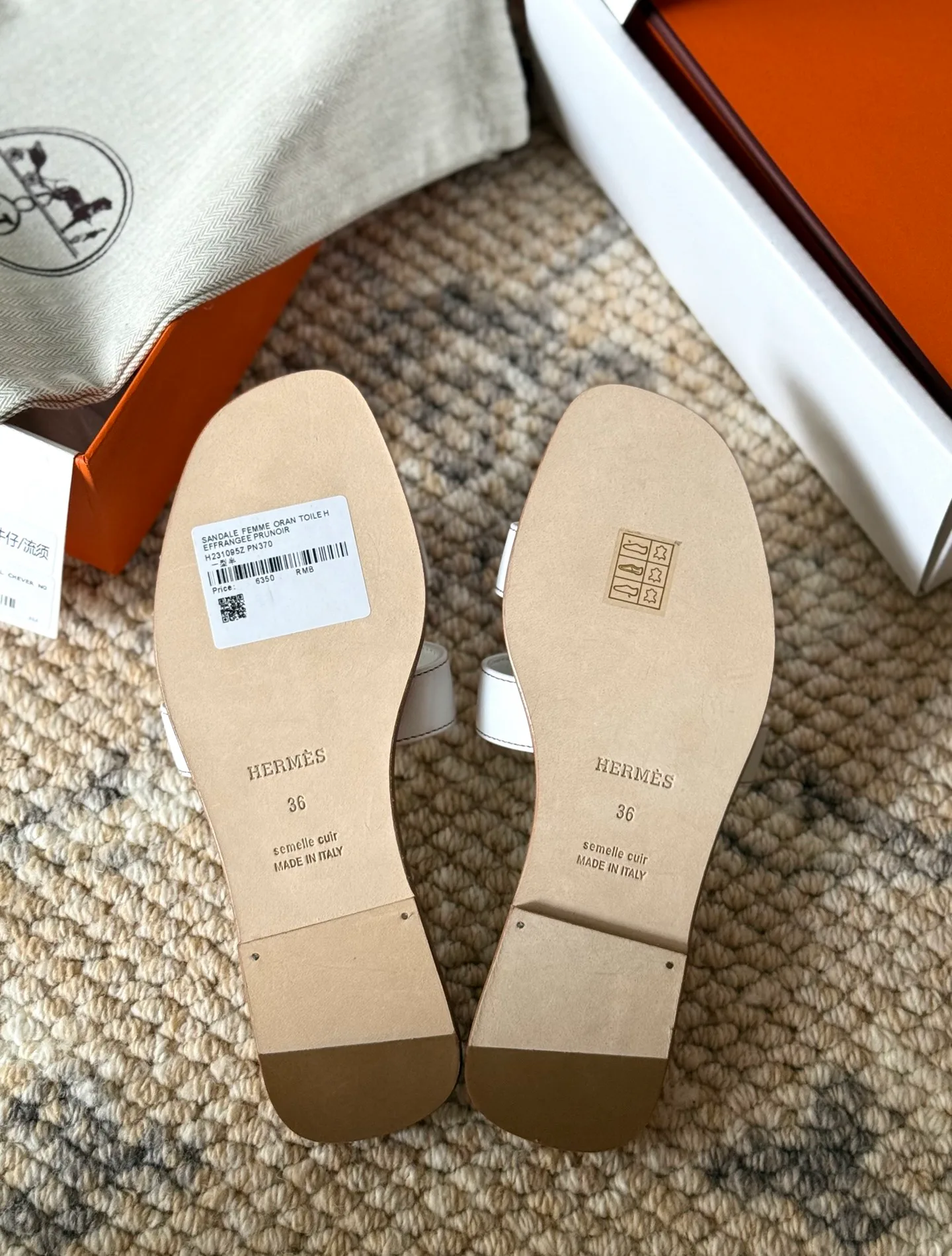 Шлепанцы Женские Hermes 81991