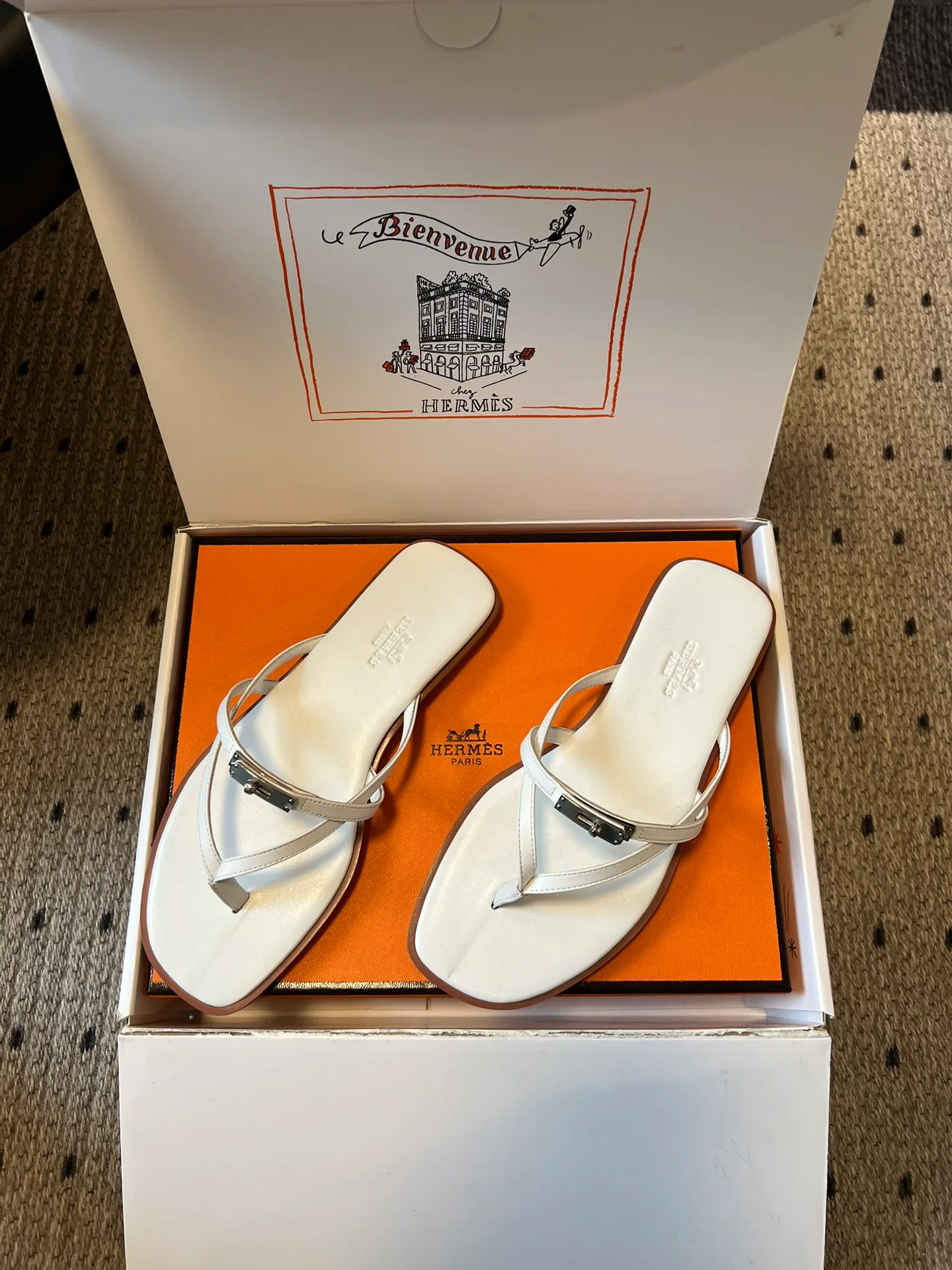 Шлепанцы Женские Hermes 10209514