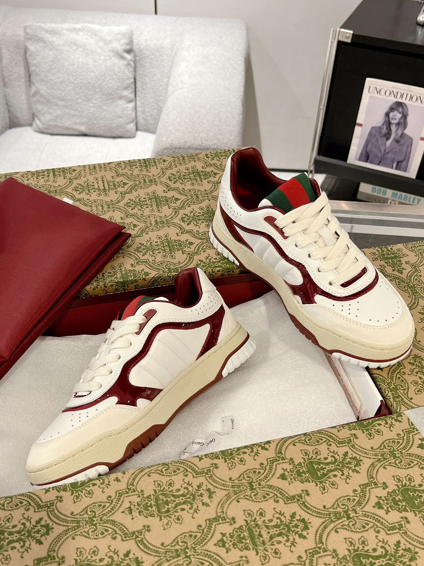 Кроссовки Женские Gucci 458079