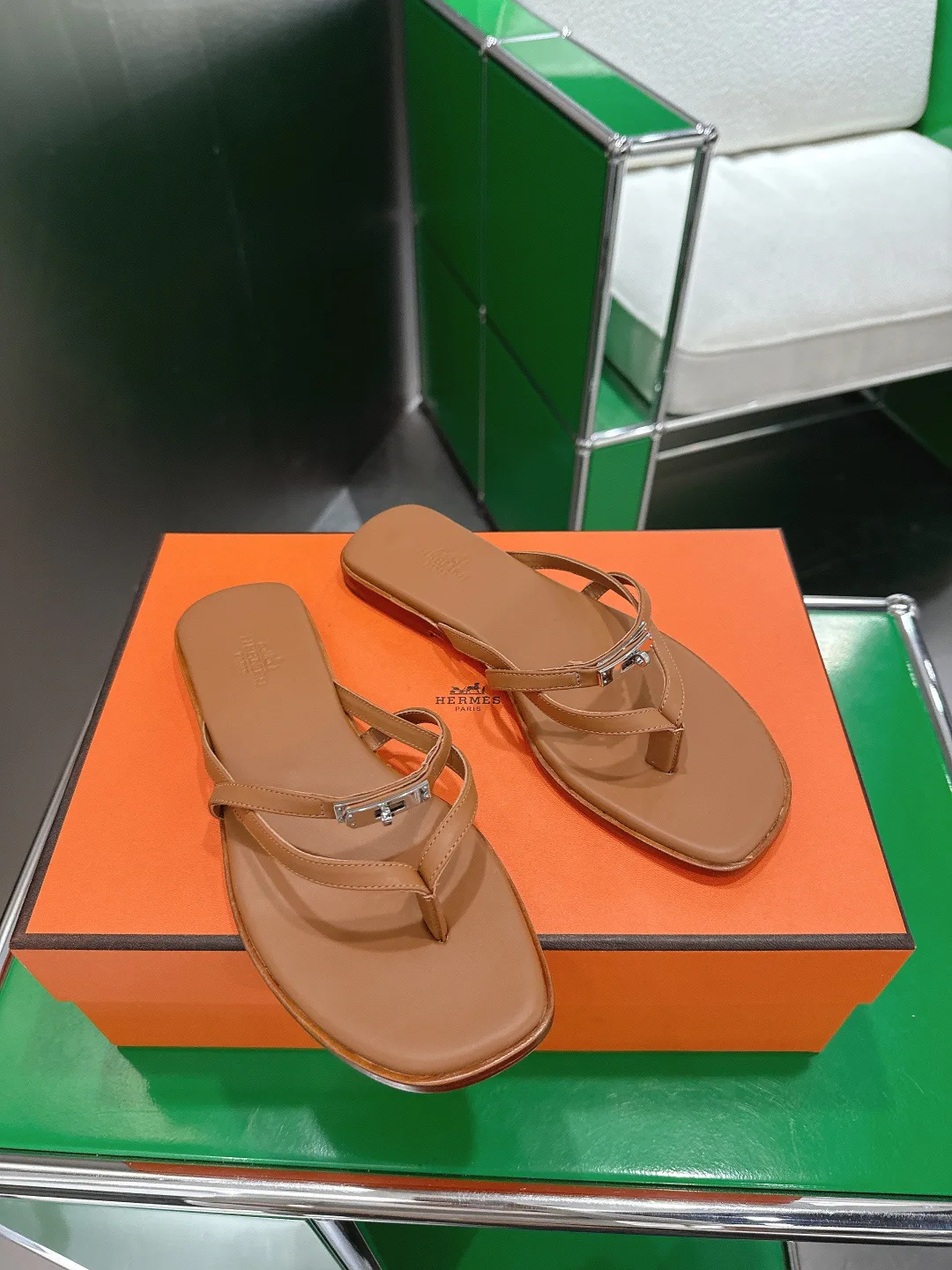 Шлепанцы Женские Hermes 11245253