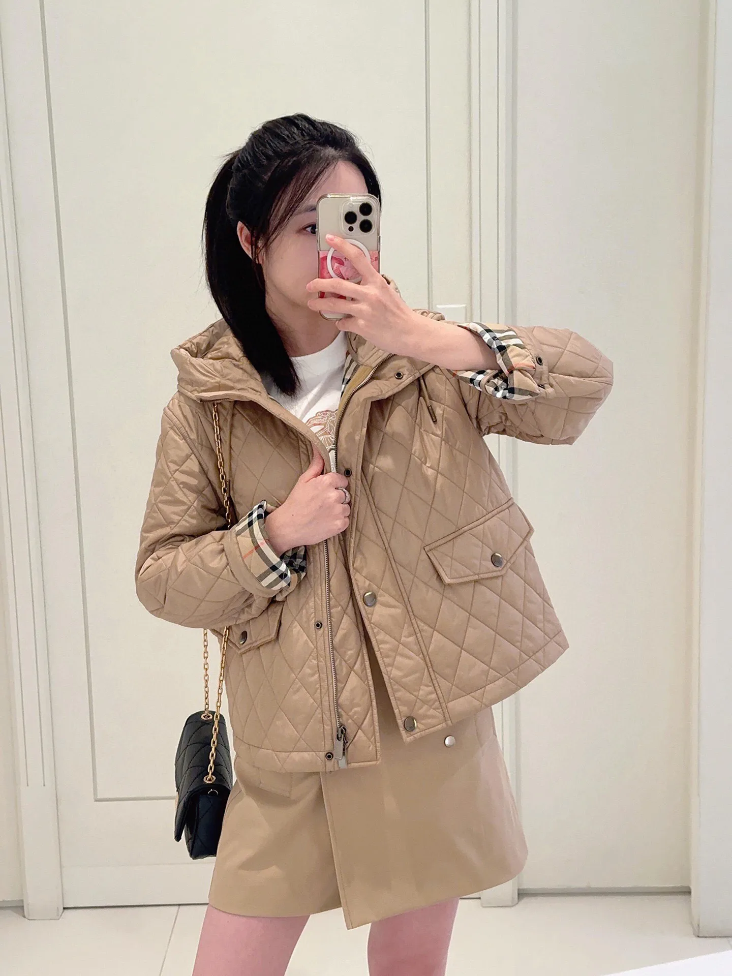Куртки И Пуховики Женские Burberry 1180527