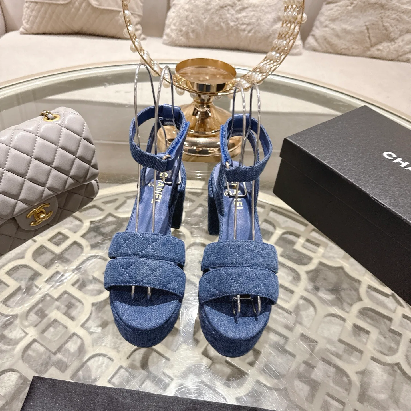 Босоножки Женские Chanel 9361028