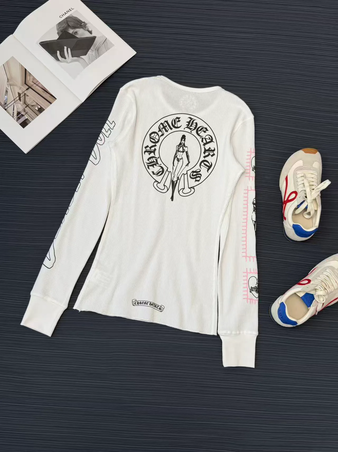 Лонгсливы Женские Chrome Hearts 13425713