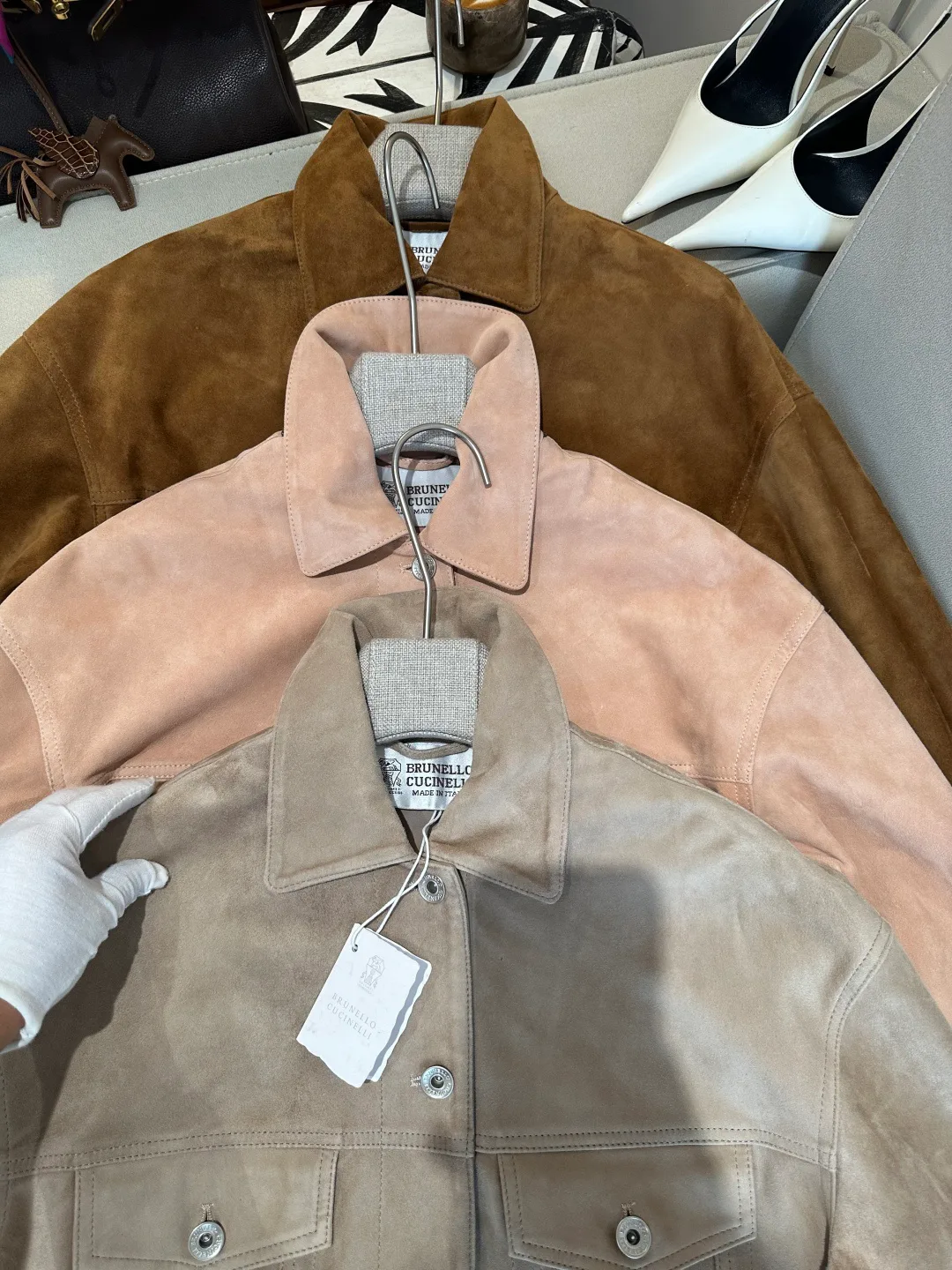 Кожаные Куртки И Дублёнки Женские Brunello Cucinelli 19045946