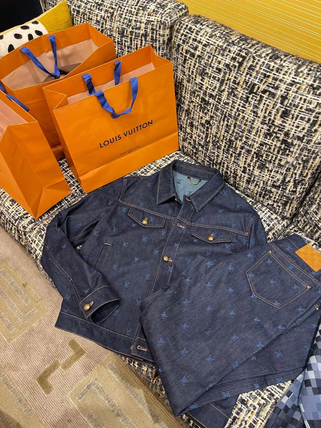 Джинсы Мужские Louis Vuitton 7018636