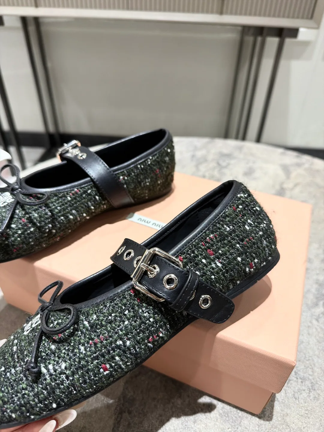 Балетки Женские Miu Miu 18549141