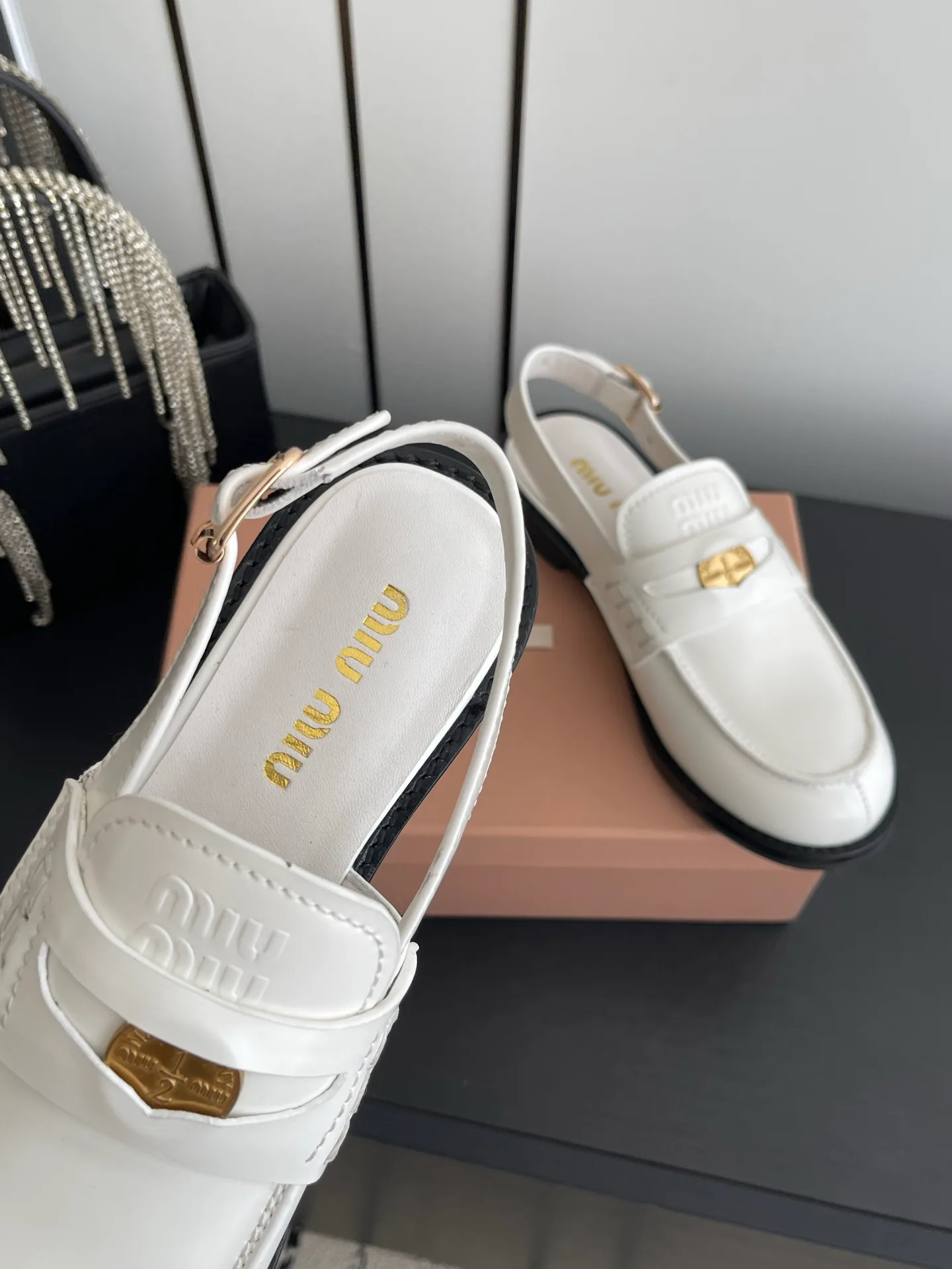 Лоферы И Мокасины Женские Miu Miu 11653281