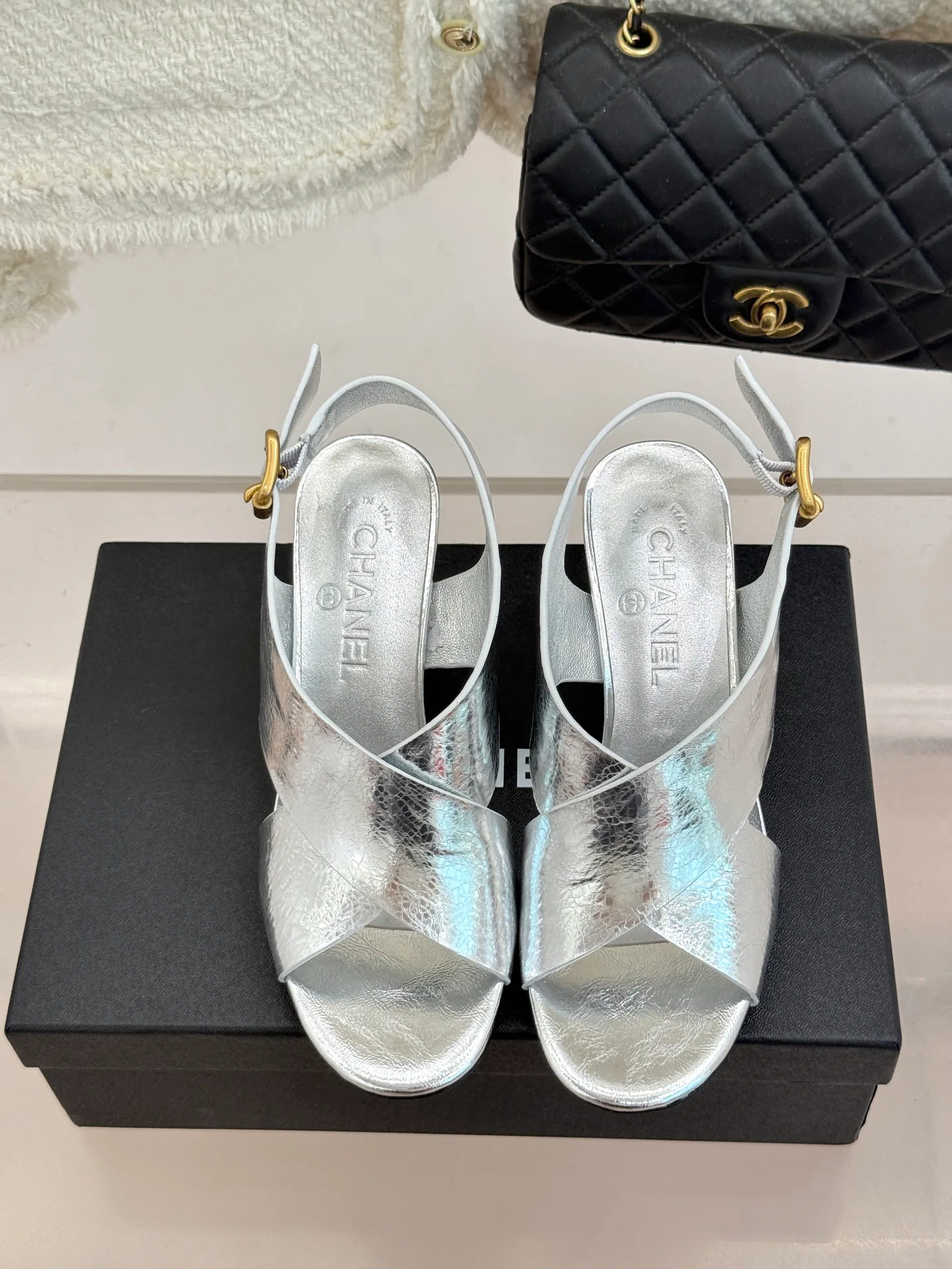 Босоножки Женские Chanel 13269265