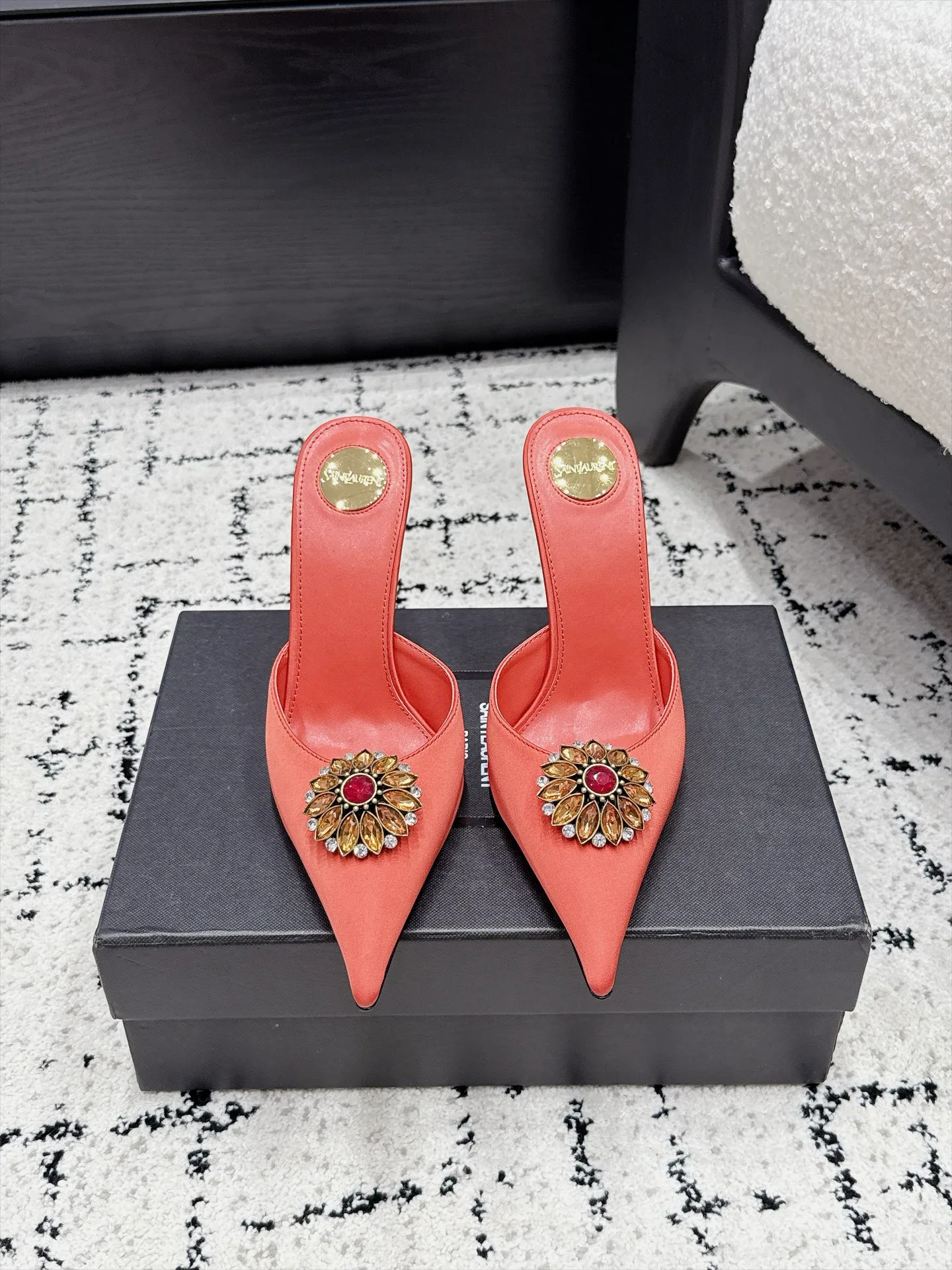 Мюли И Сабо Женские Saint Laurent 17946871