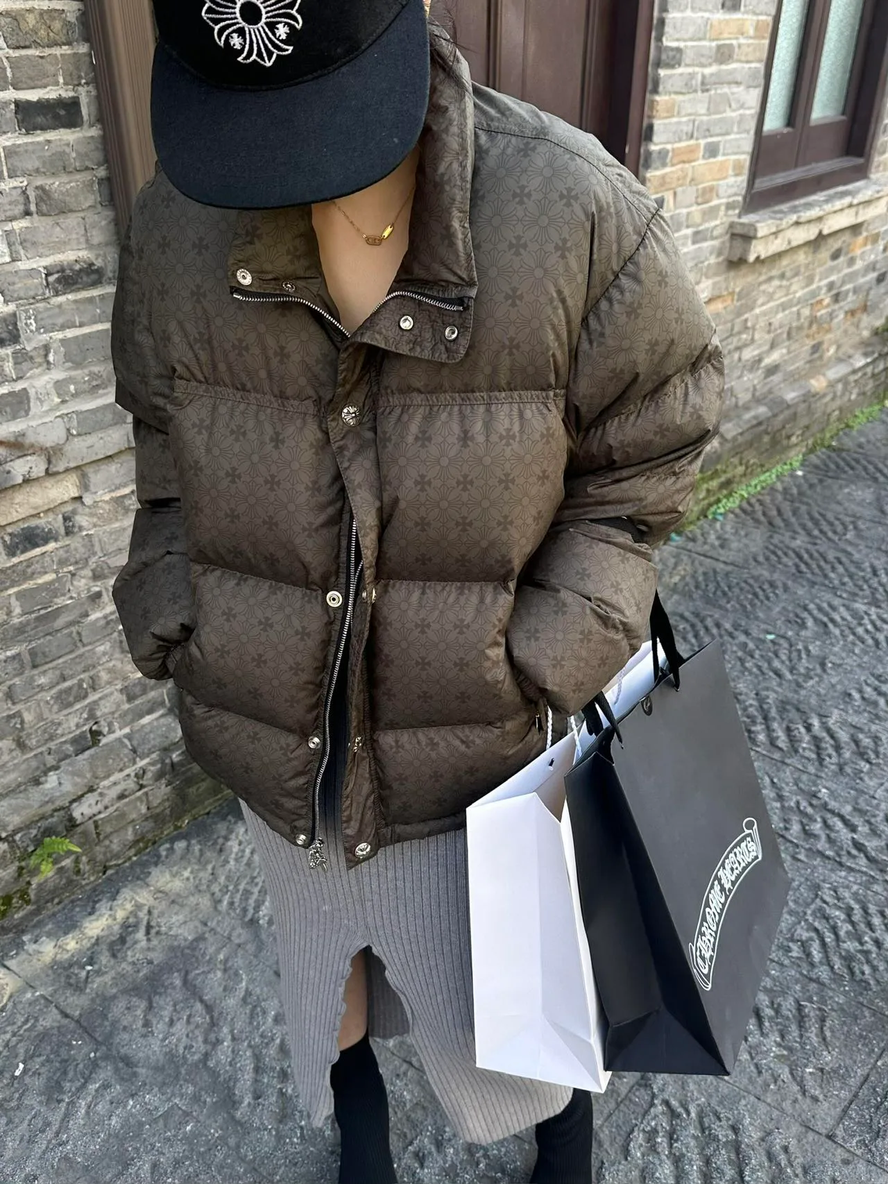 Куртки И Пуховики Женские Chrome Hearts 1857631