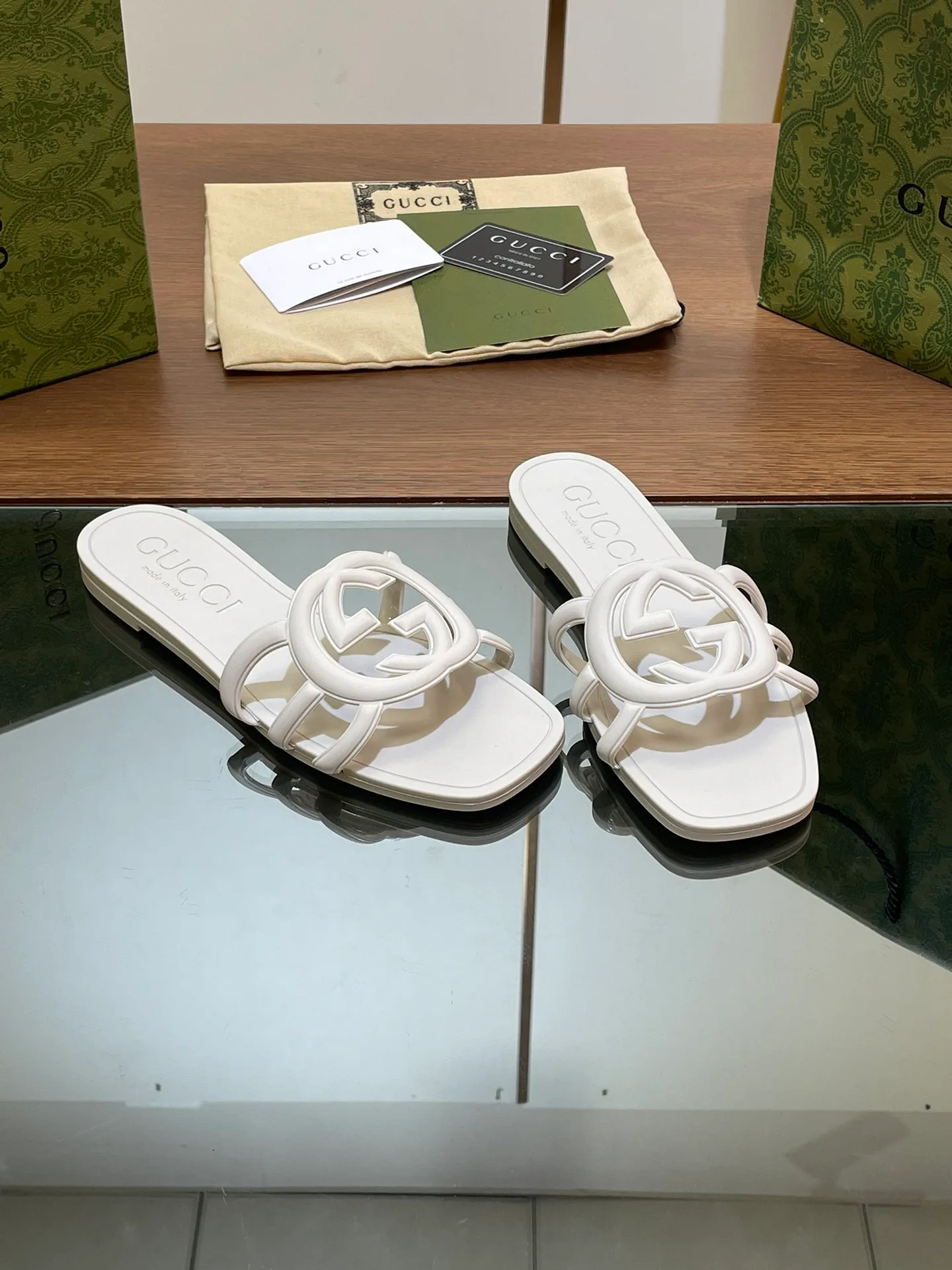 Шлепанцы Женские Gucci 15267