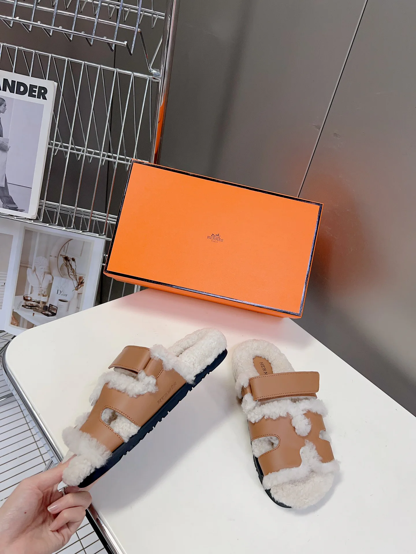 Тапочки Женские Hermes 68447