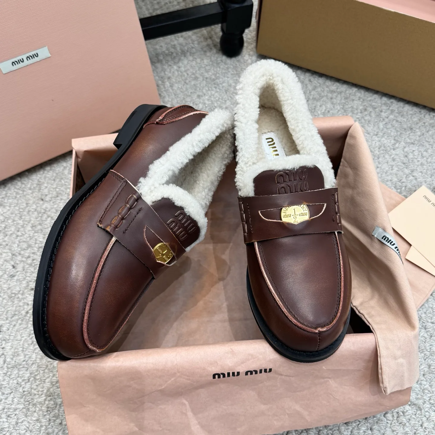 Лоферы Женские Miu Miu 334571