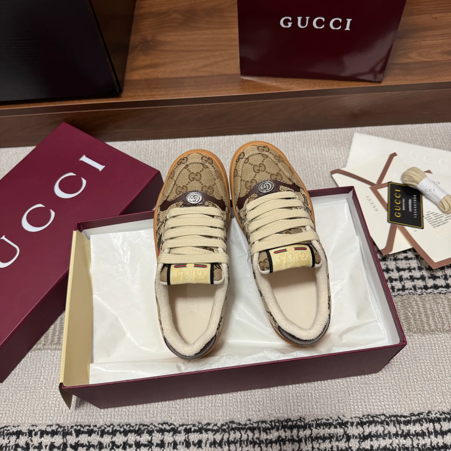 Кеды Женские Gucci 11946861