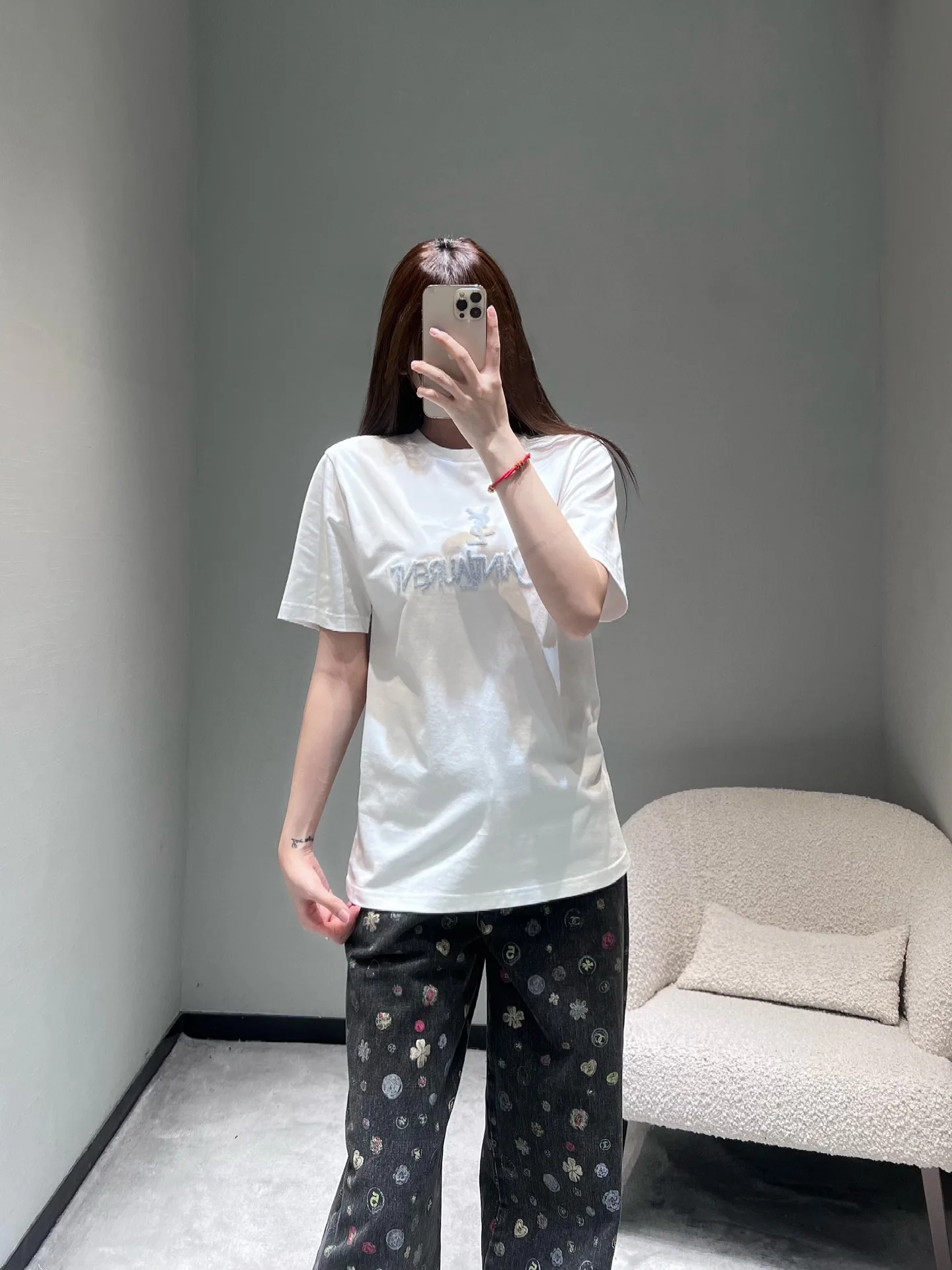 Футболки Женские Saint Laurent 934050