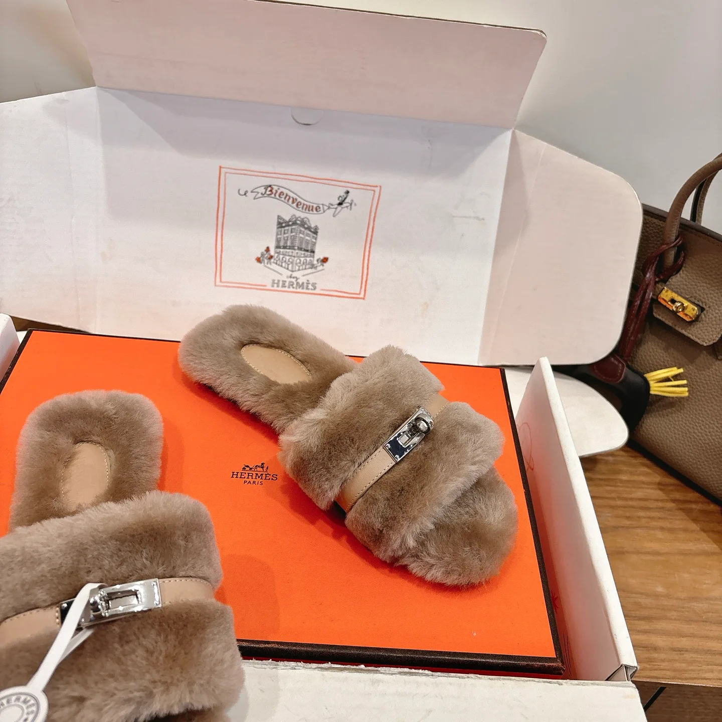 Тапочки Женские Hermes 4500872