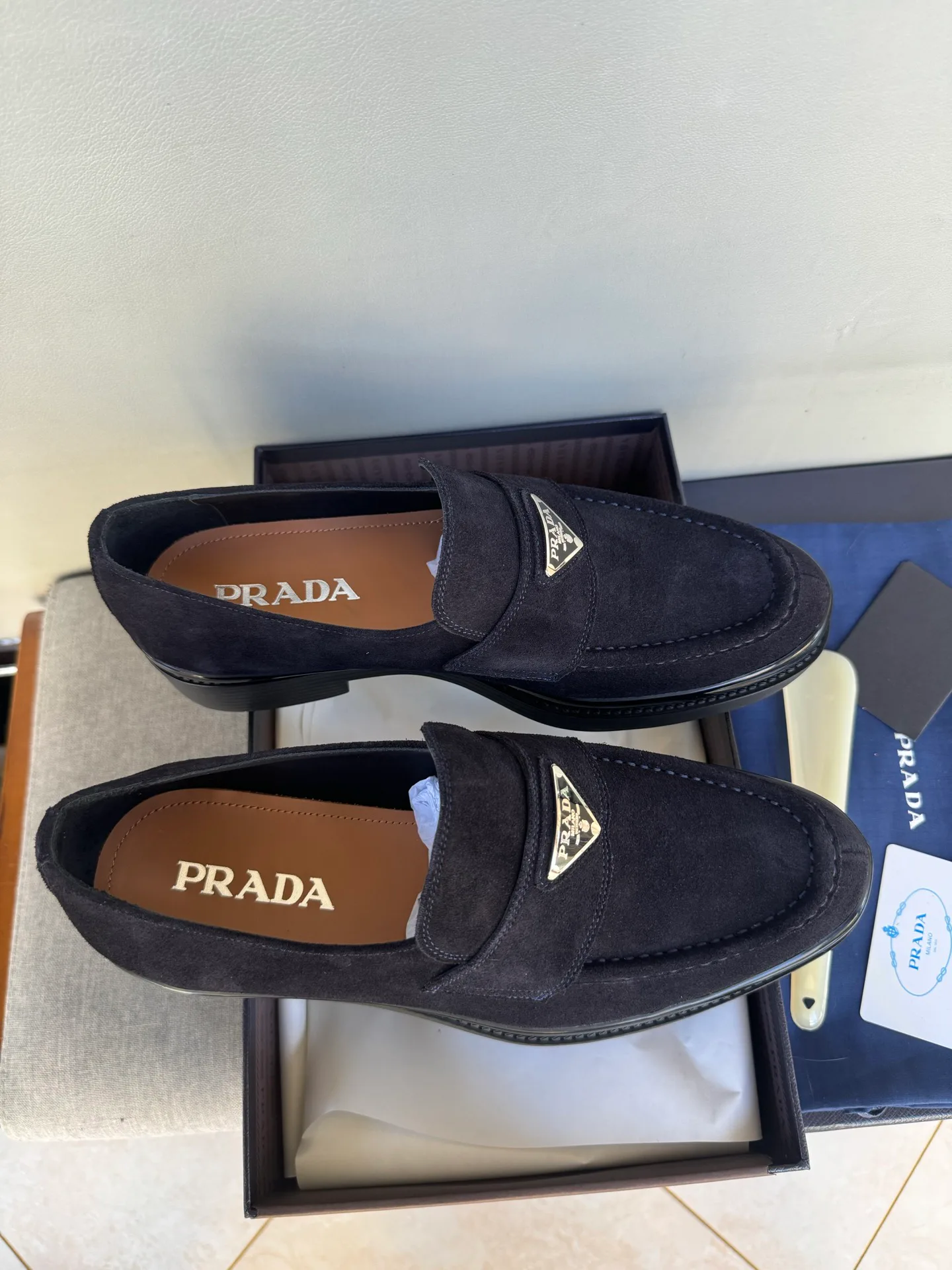 Мокасины Мужские Prada 240161