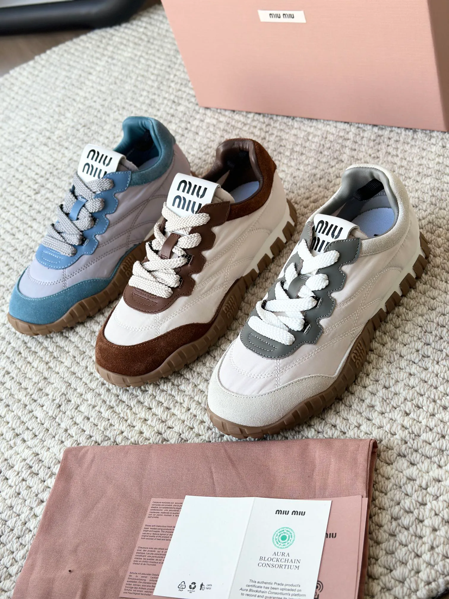 Кроссовки Женские Miu Miu 18006193