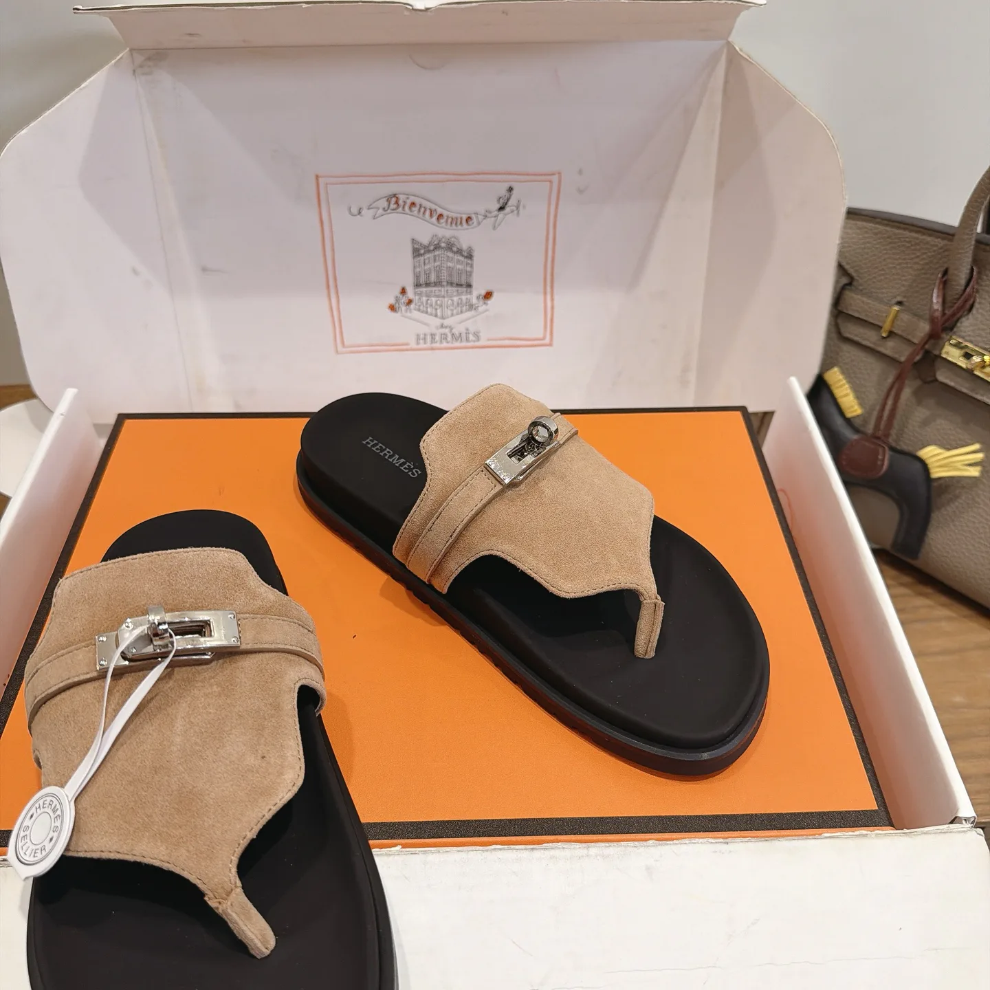 Шлепанцы Женские Hermes 17014855