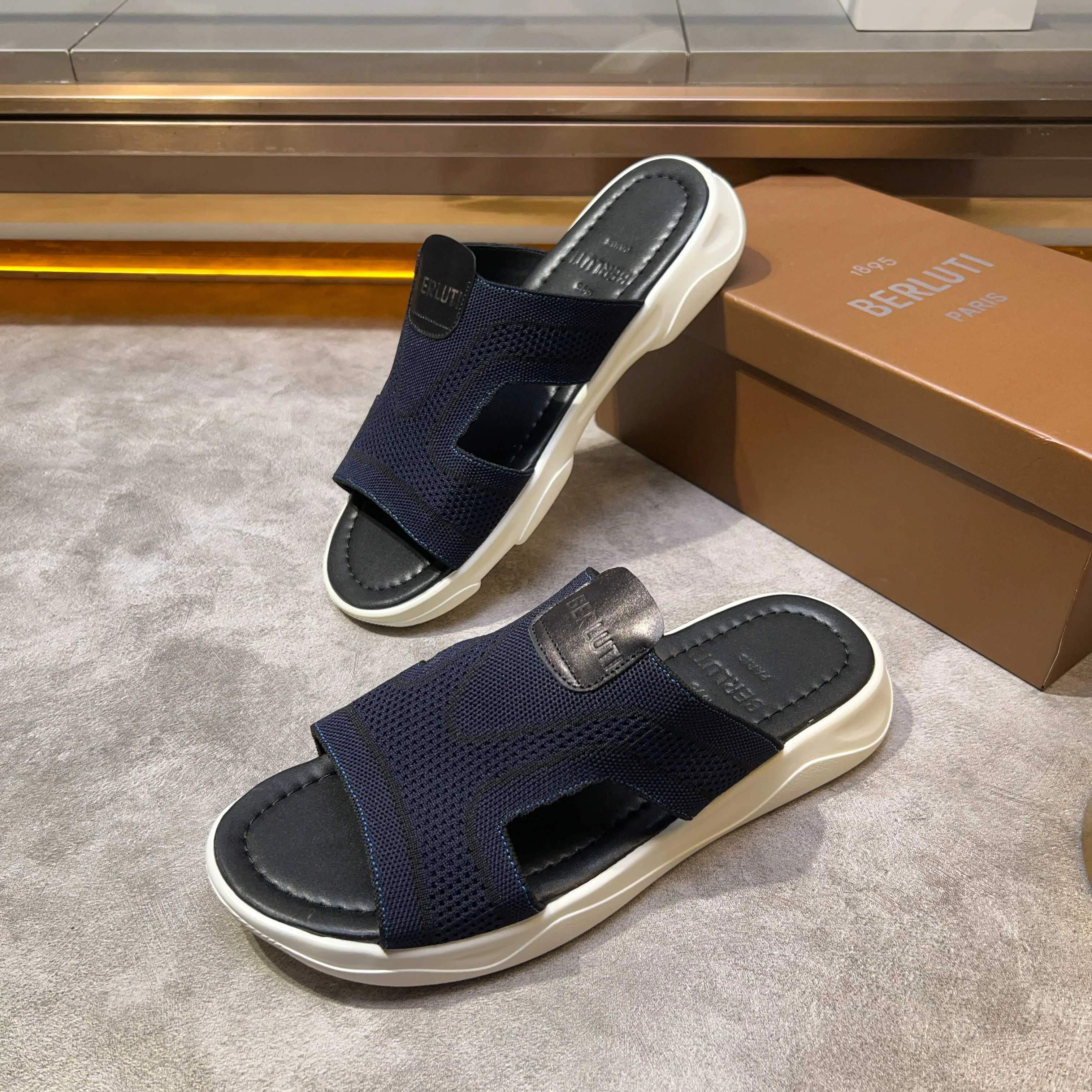 Шлепанцы Мужские Berluti 19392