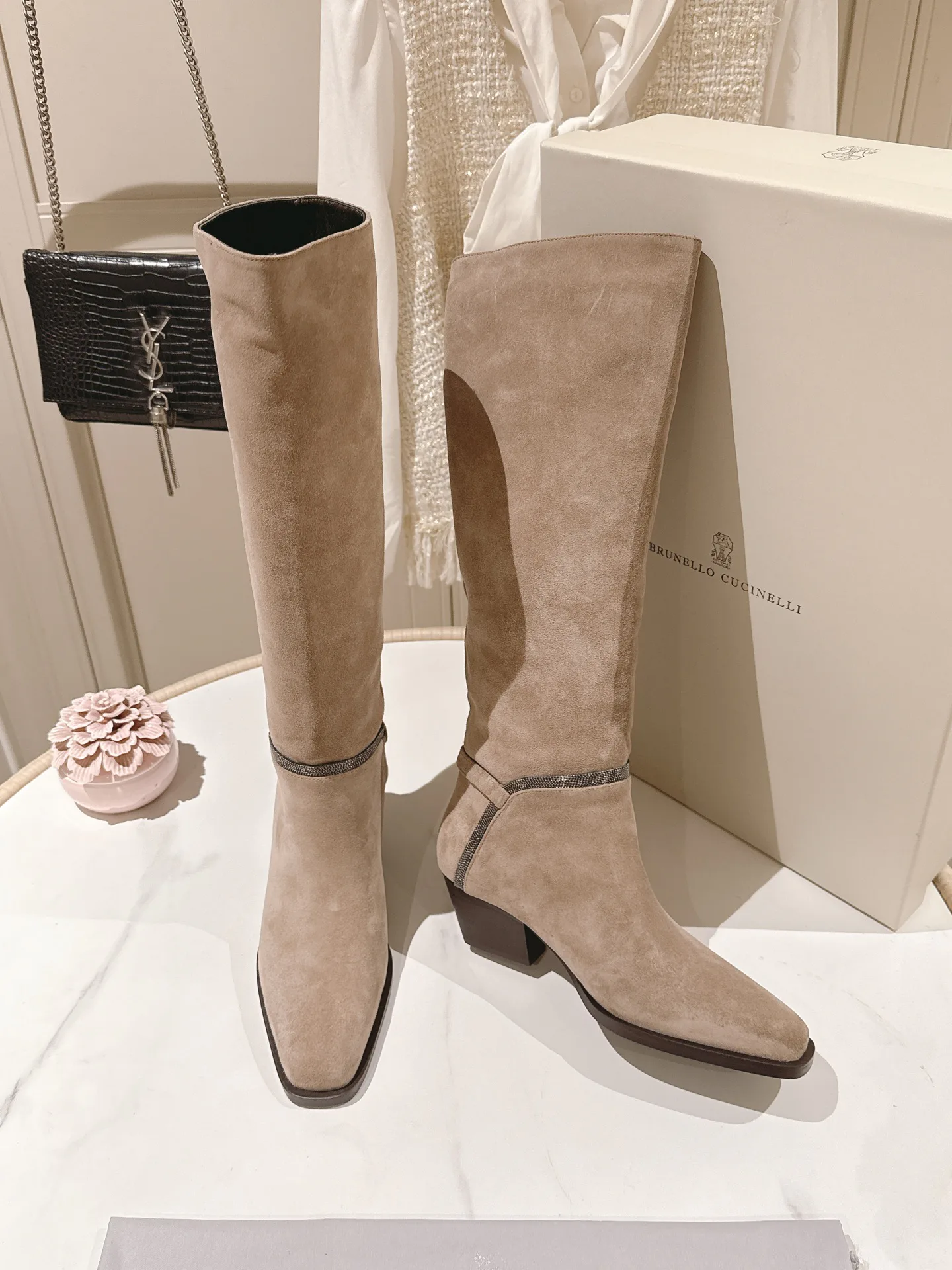 Сапоги Женские Brunello Cucinelli 18217277