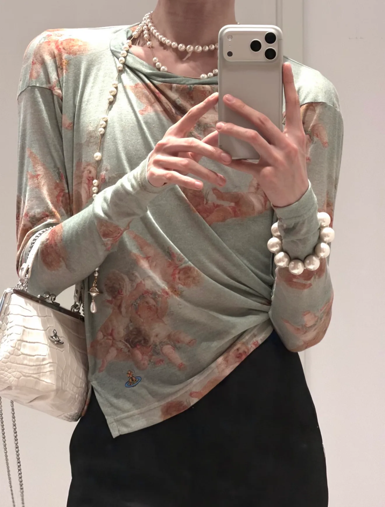 Лонгсливы Женские Vivienne Westwood 16980782