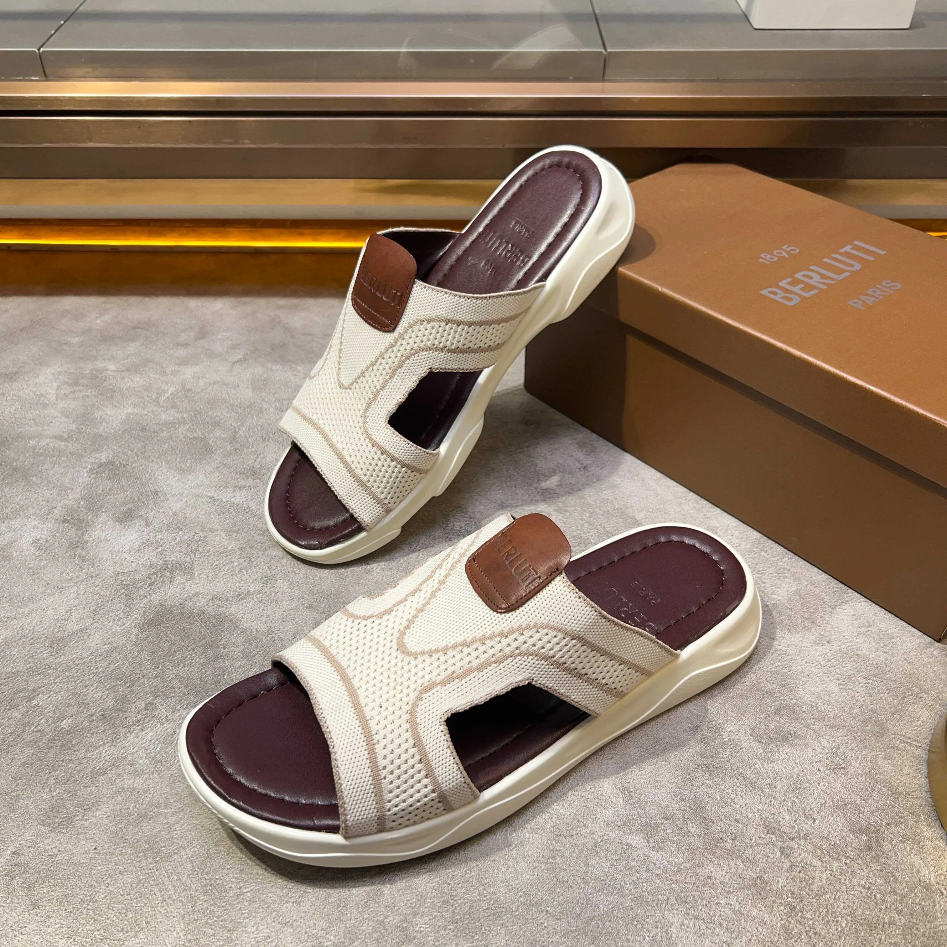 Шлепанцы Мужские Berluti 19393