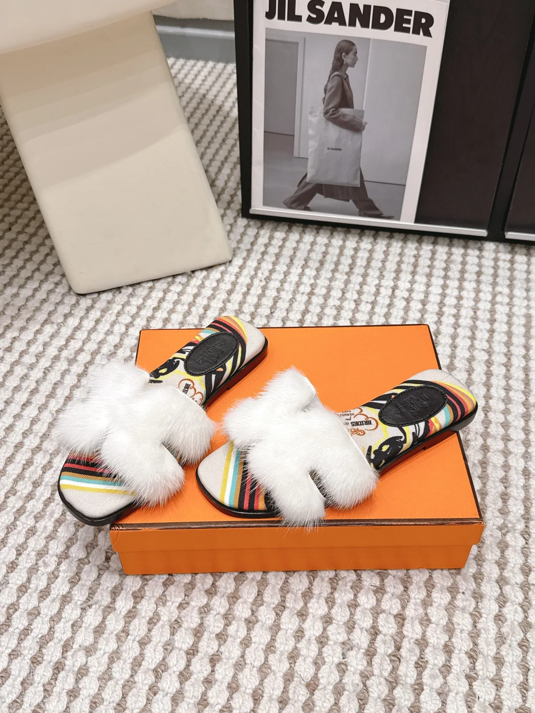 Тапочки Женские Hermes 12859263