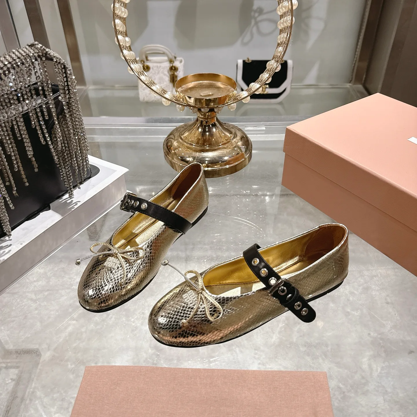 Балетки Женские Miu Miu 12868589