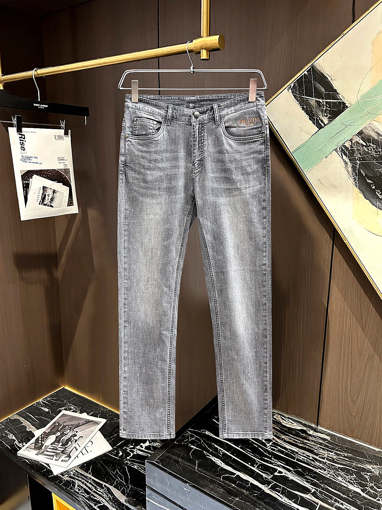 Джинсы Мужские Prada 14296444
