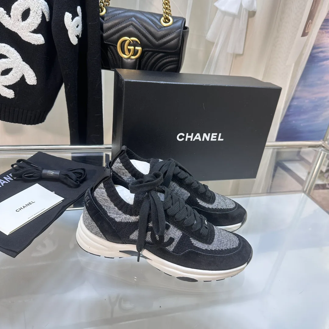Кроссовки Женские Chanel 1268455