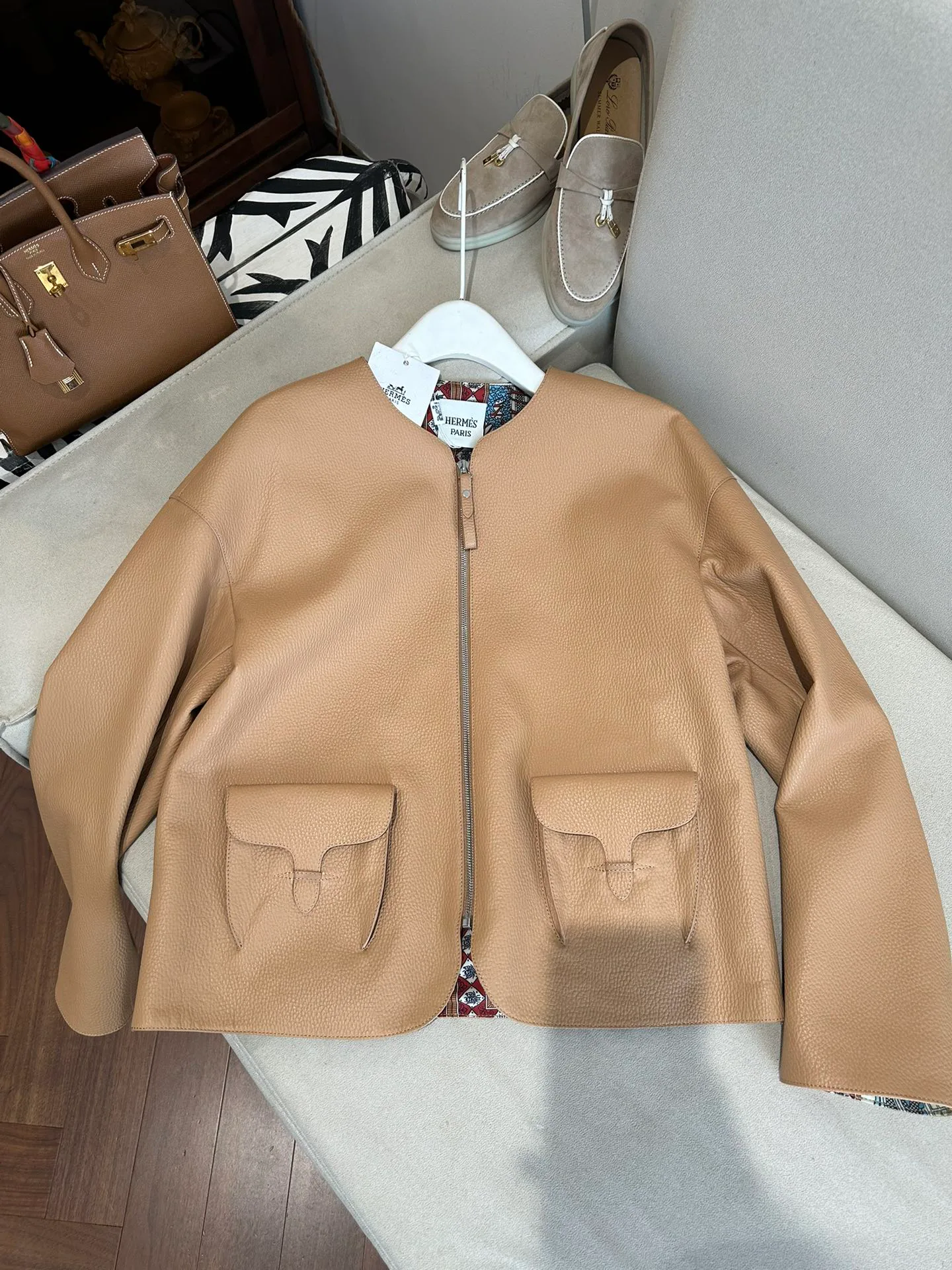 Кожаные Куртки И Дублёнки Женские Hermes 11460701