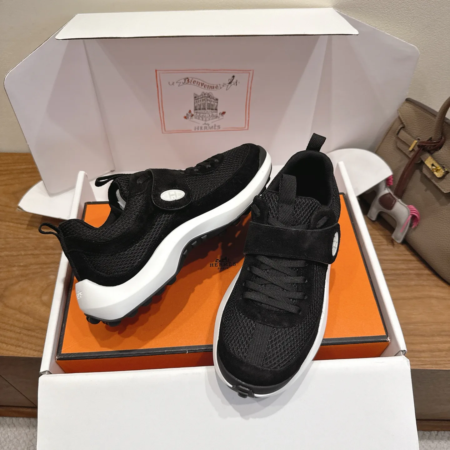 Кроссовки Мужские Hermes 491444