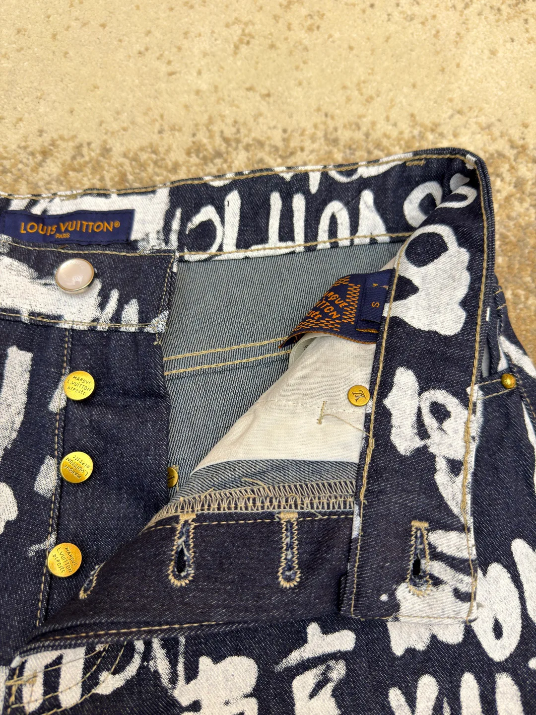 Джинсы Мужские Louis Vuitton 1566566