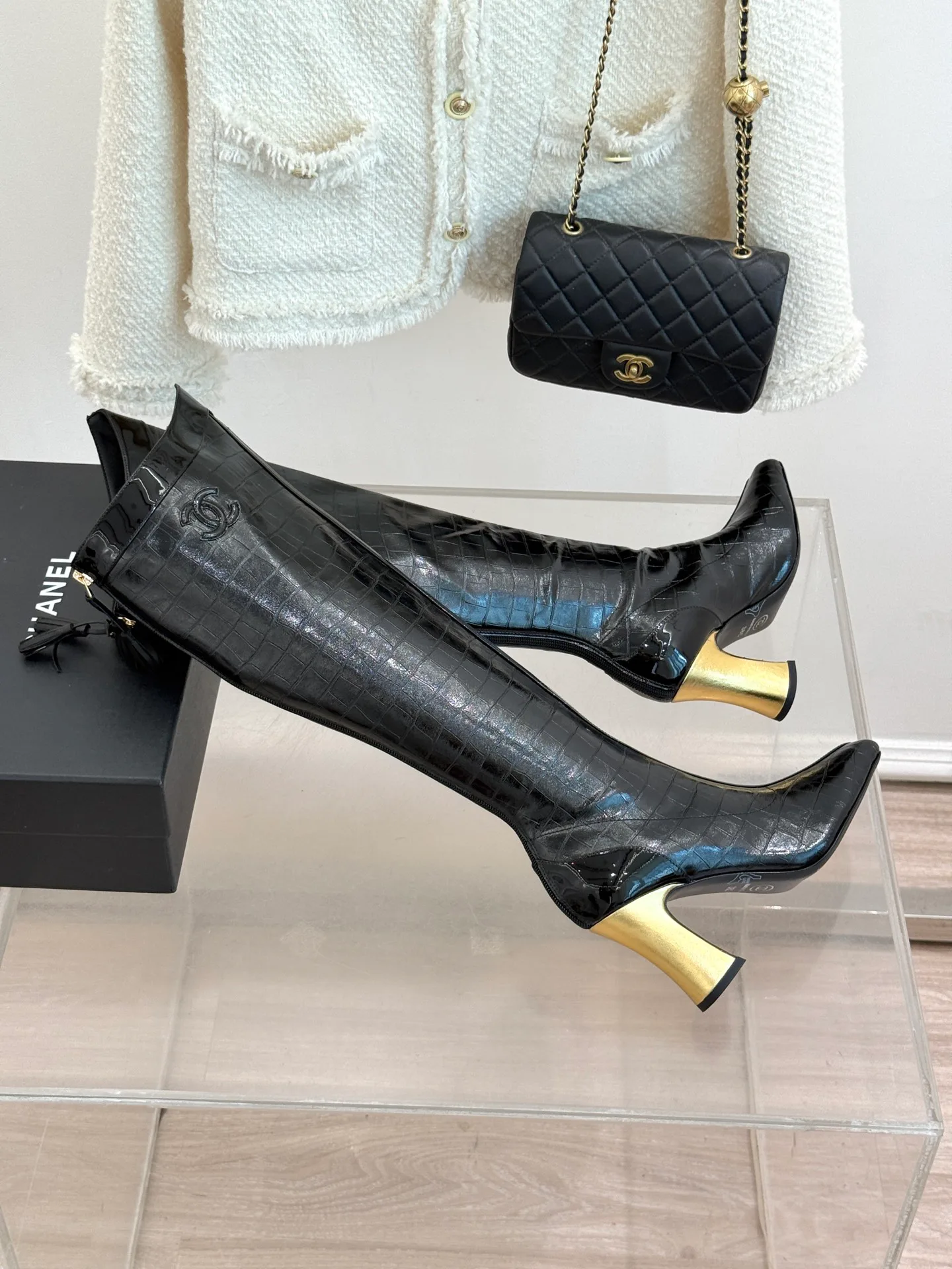 Сапоги Женские Chanel 17425403