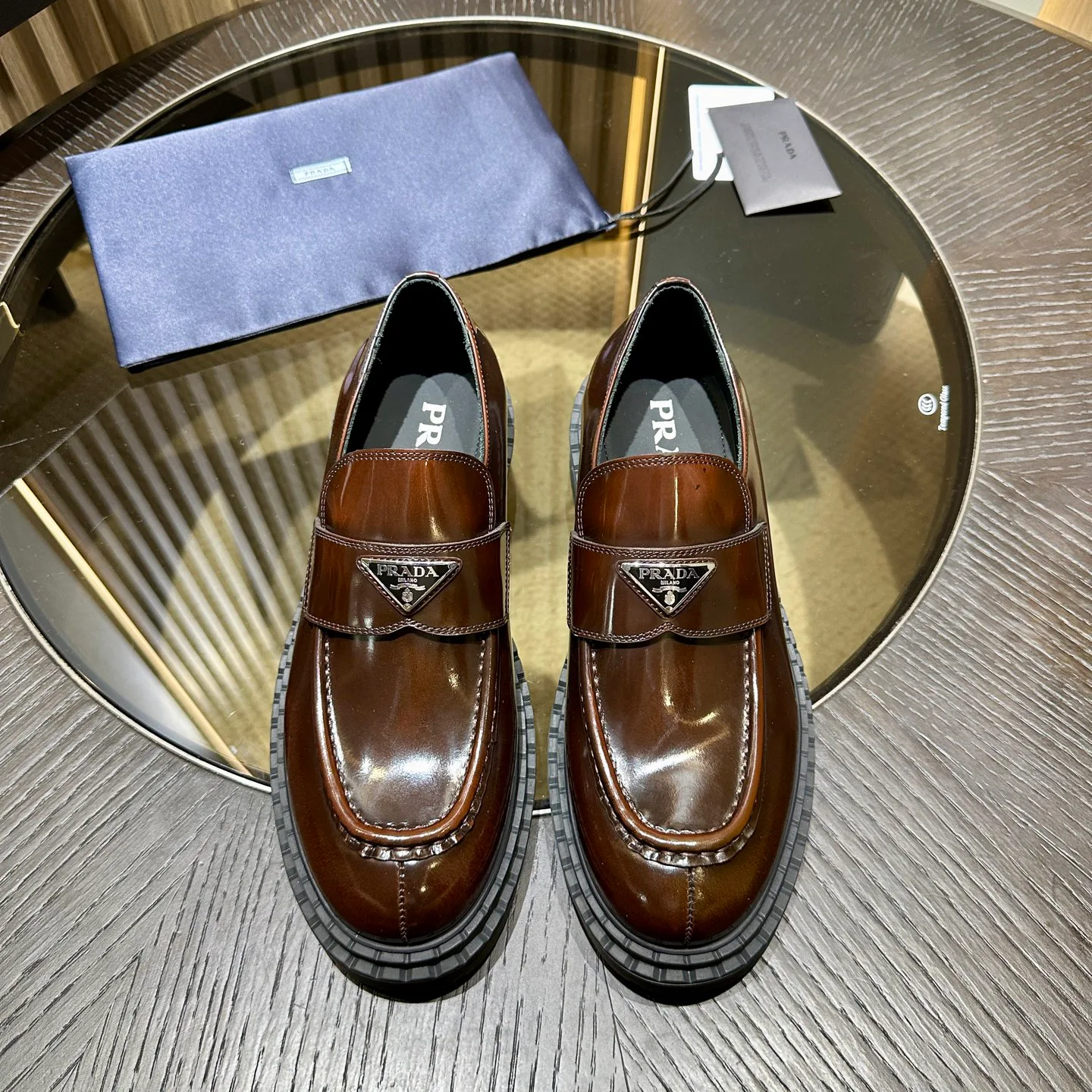 Лоферы И Туфли Мужские Prada 18192303
