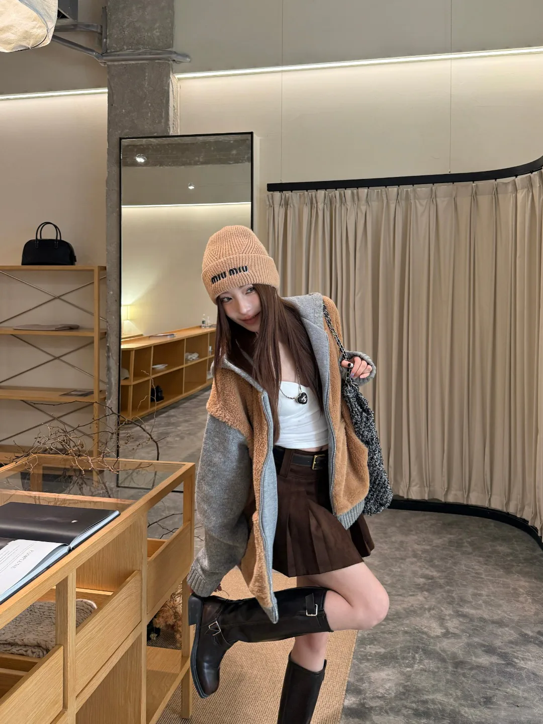 Куртки И Пуховики Женские Miu Miu 678875