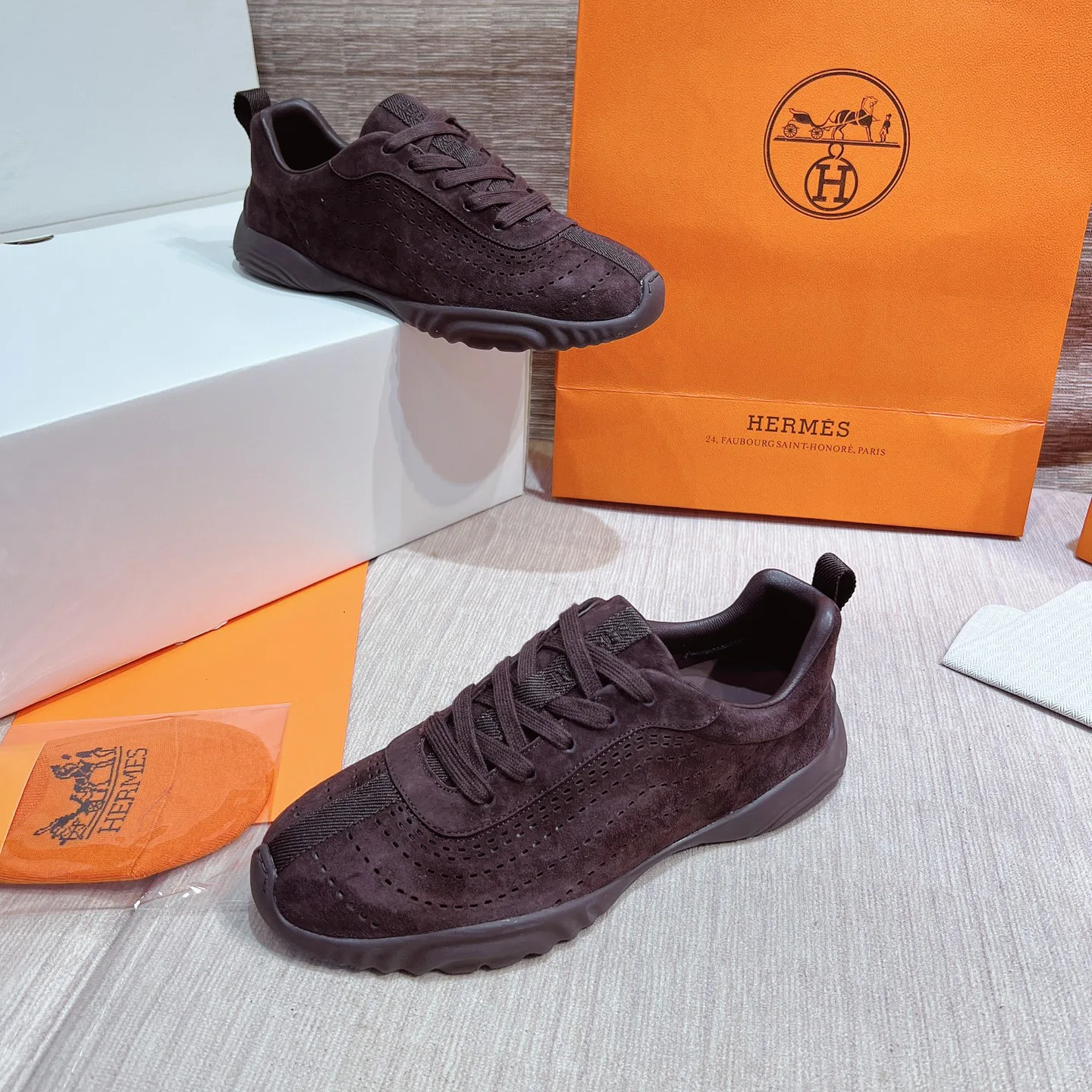 Кроссовки Мужские Hermes 17749562