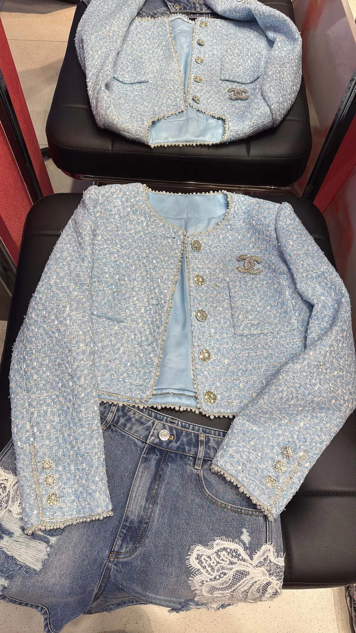 Куртки И Пуховики Женские Chanel 18104