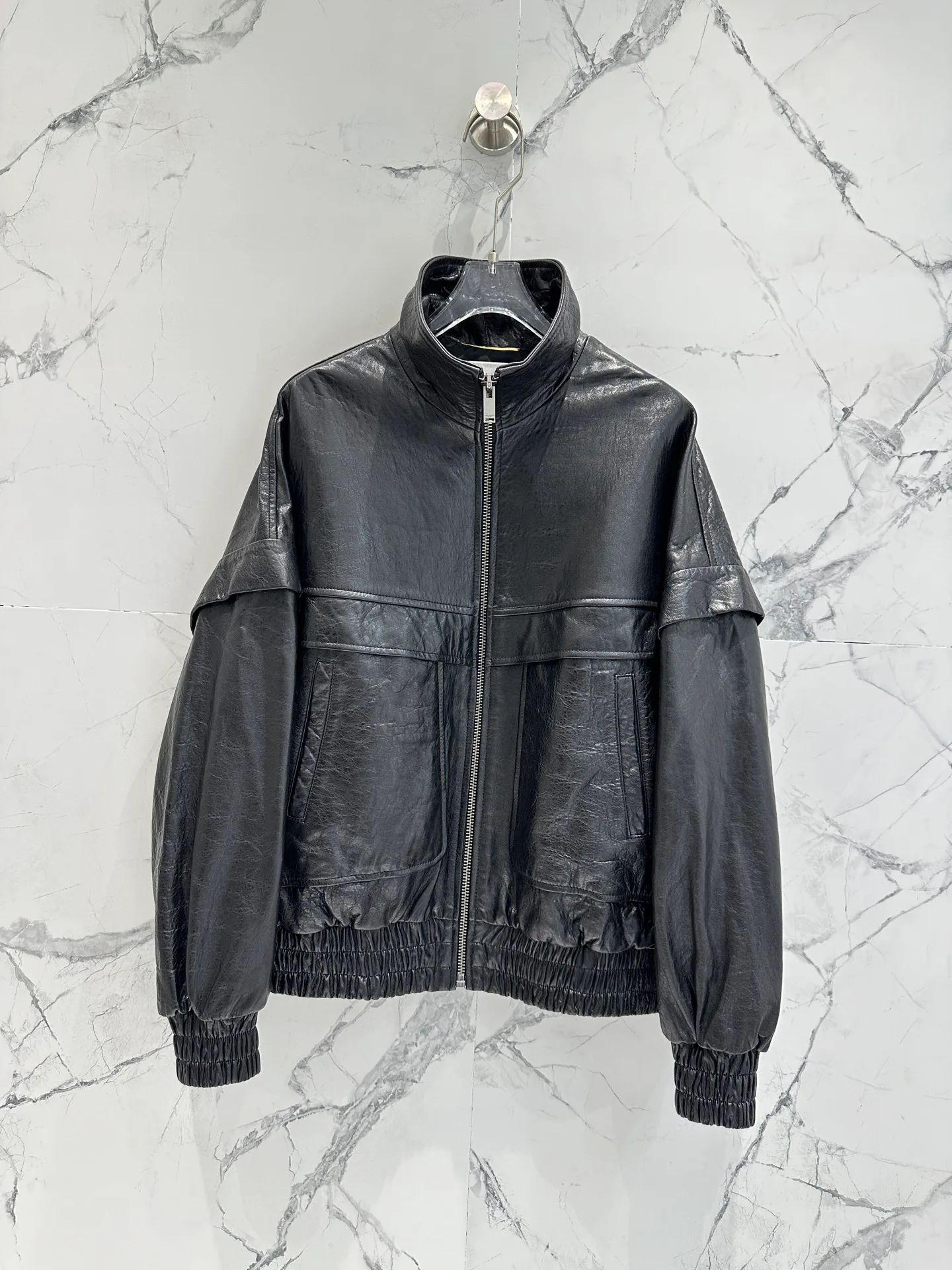 Кожаные Куртки И Дублёнки Женские Saint Laurent 11544757