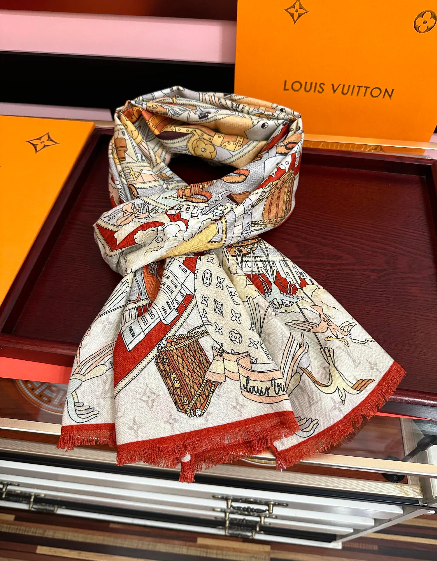 Шарфы Louis Vuitton 1490181